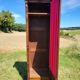 Glass cabinet with 1 door