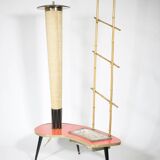 Lampe de table sur pied en forme de rein, milieu du siècle, années 1960