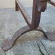 Pair of old 19th century wrought iron fireplace andirons