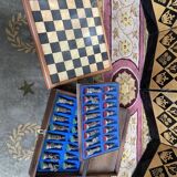 Chess - tin chessboard 1960