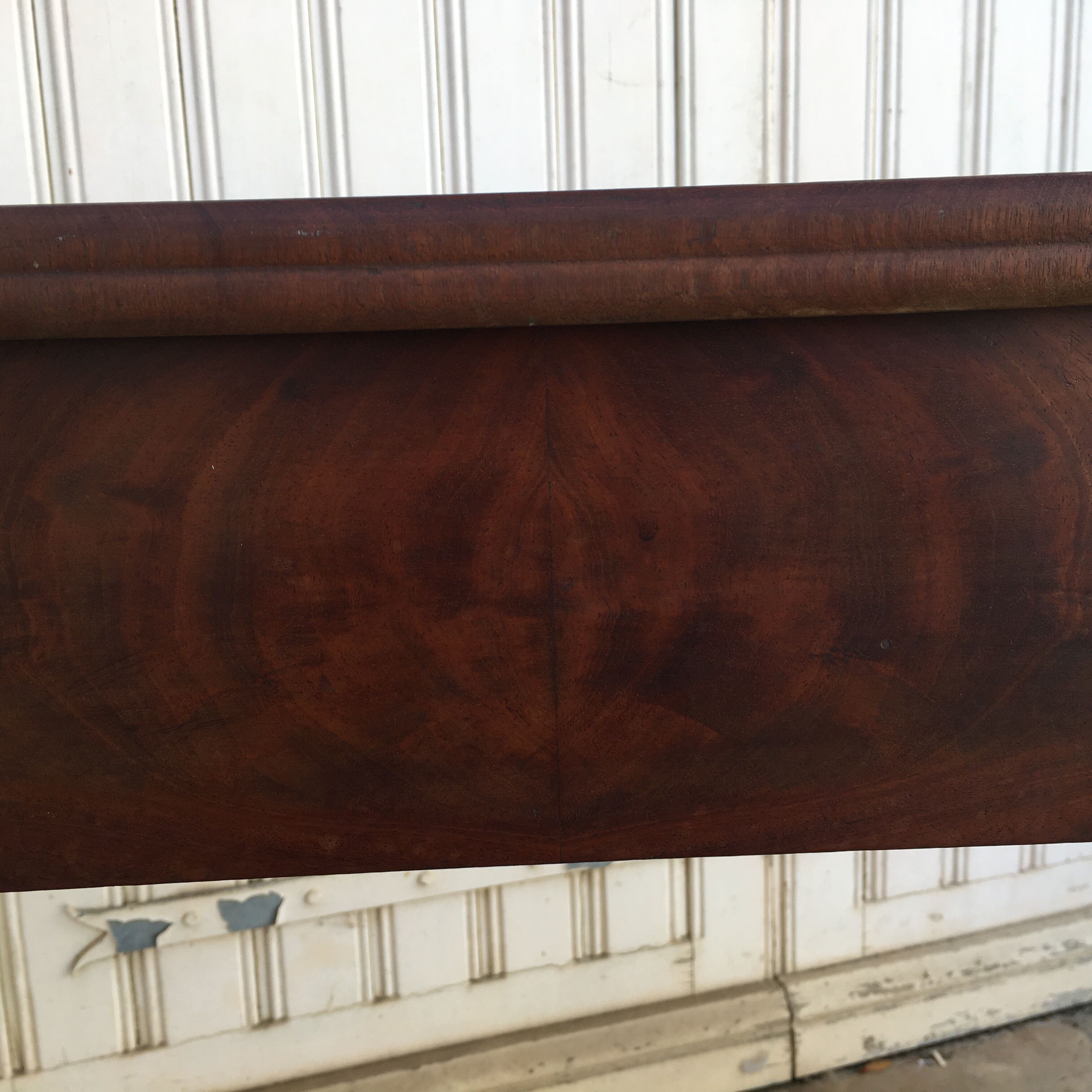 Louis Philippe console in mahogany 19th century