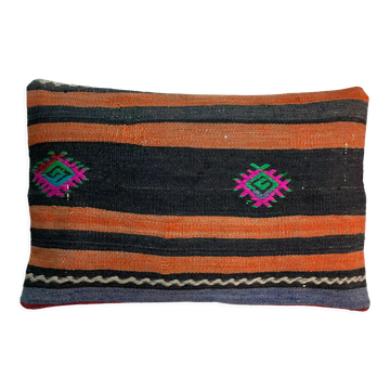 Housse de coussin vintage turque faite à la main, 30 x 50 cm
