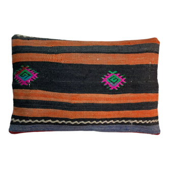 Vintage turkish handmade cushion cover , 30 x 50 cm