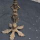 Foot of lamp statuette woman in regulates art deco
