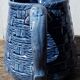 Pichet Digoin Sarreguemines bleu