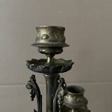 Old metal candlestick