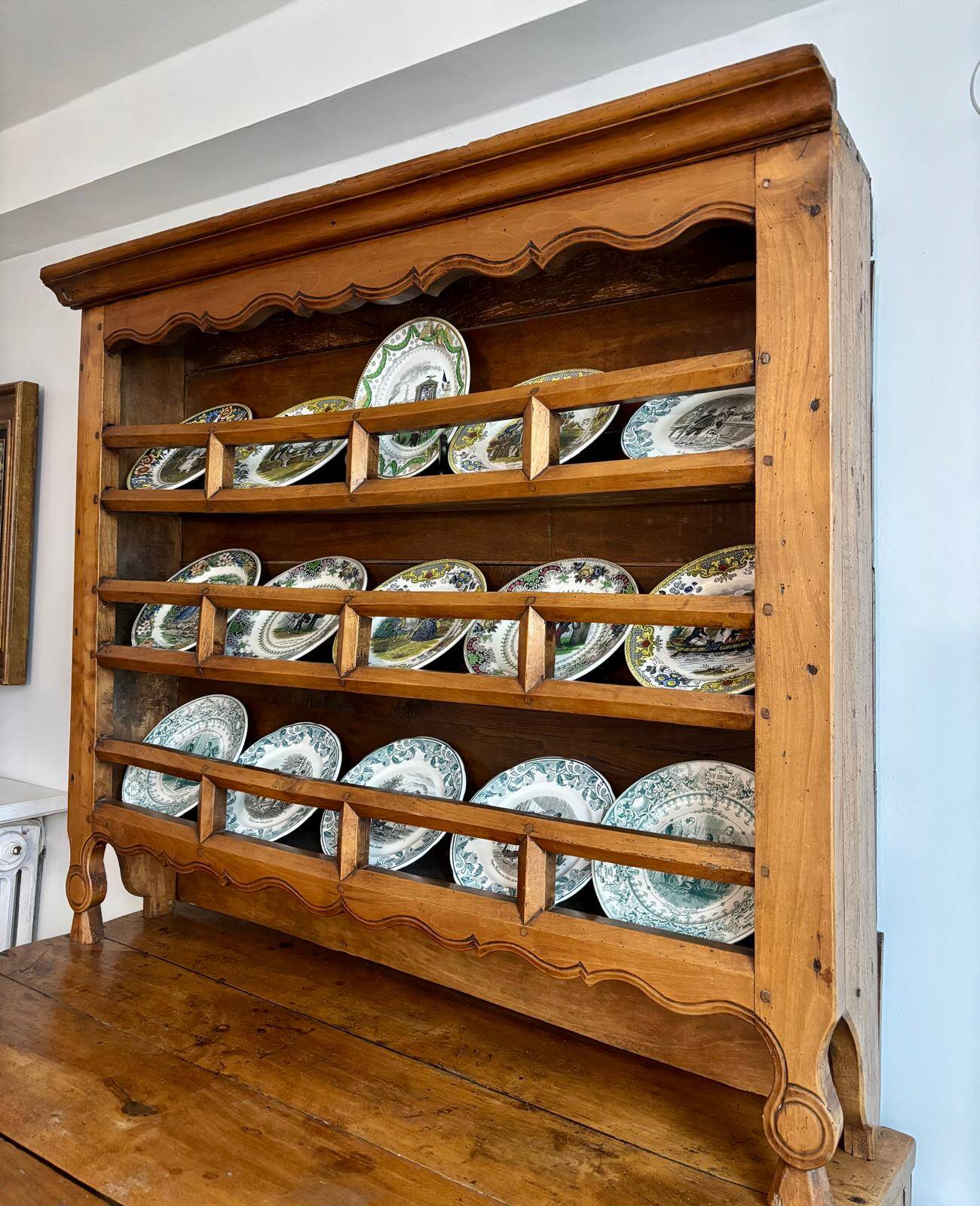 Breton china cabinet