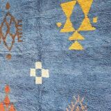 Natural handmade Moroccan rug 3 x 2 m