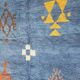 Natural handmade Moroccan rug 3 x 2 m