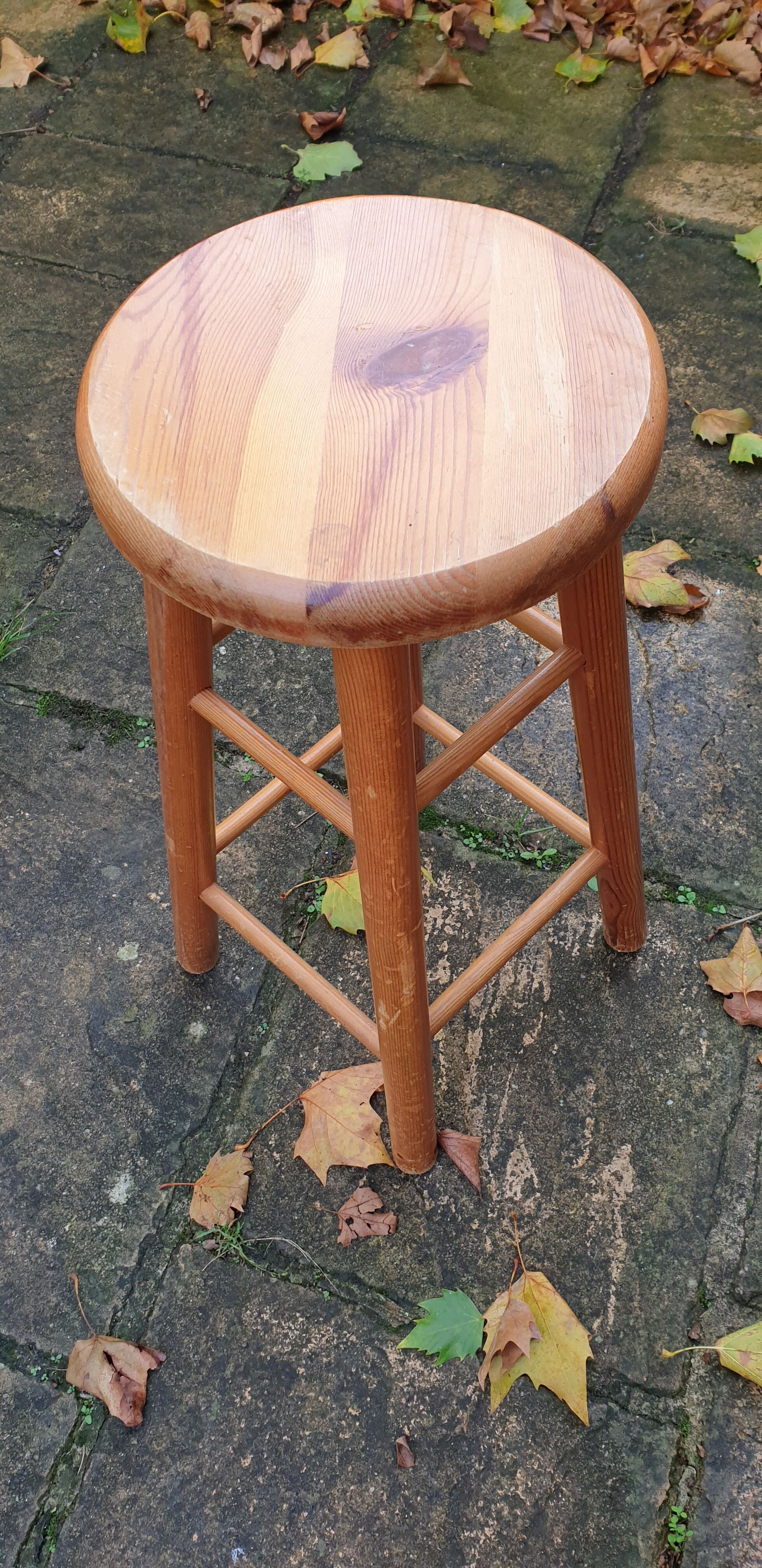 Tabouret de bar en bois