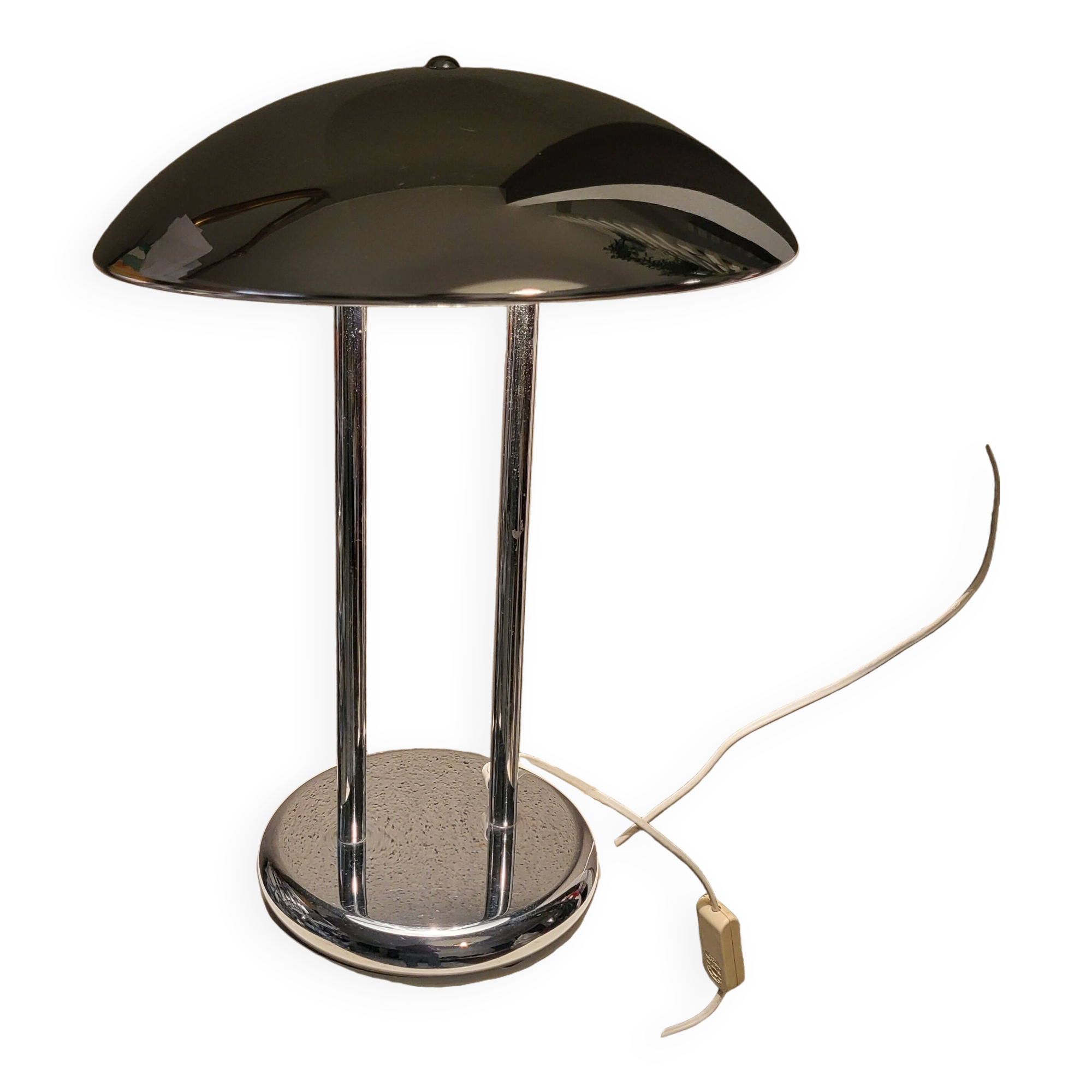 Lampe champignon chromé par Robert Sonneman,Ikea