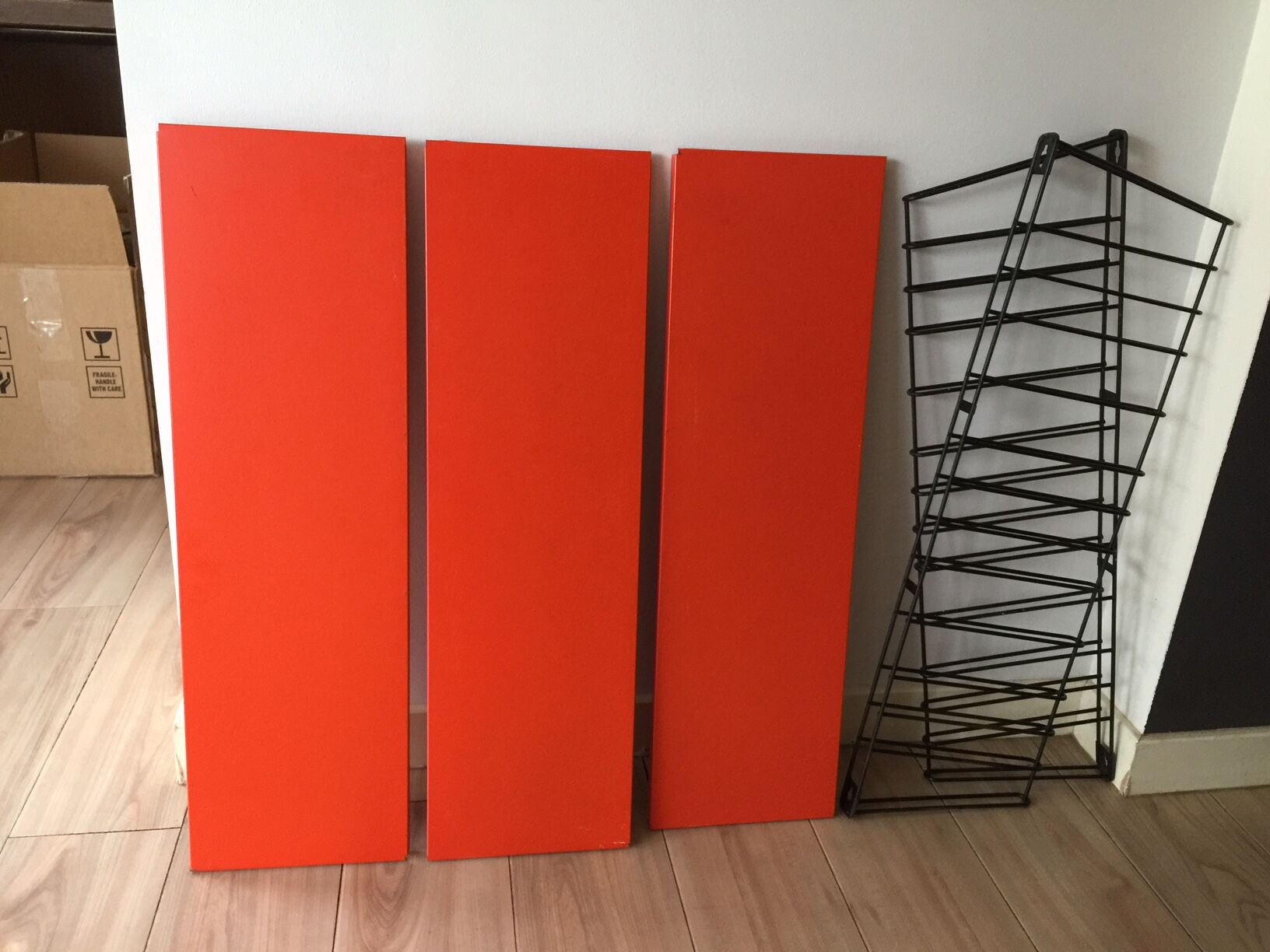 Wall shelf by a. d. dekker for taken, netherlands, 1950 s