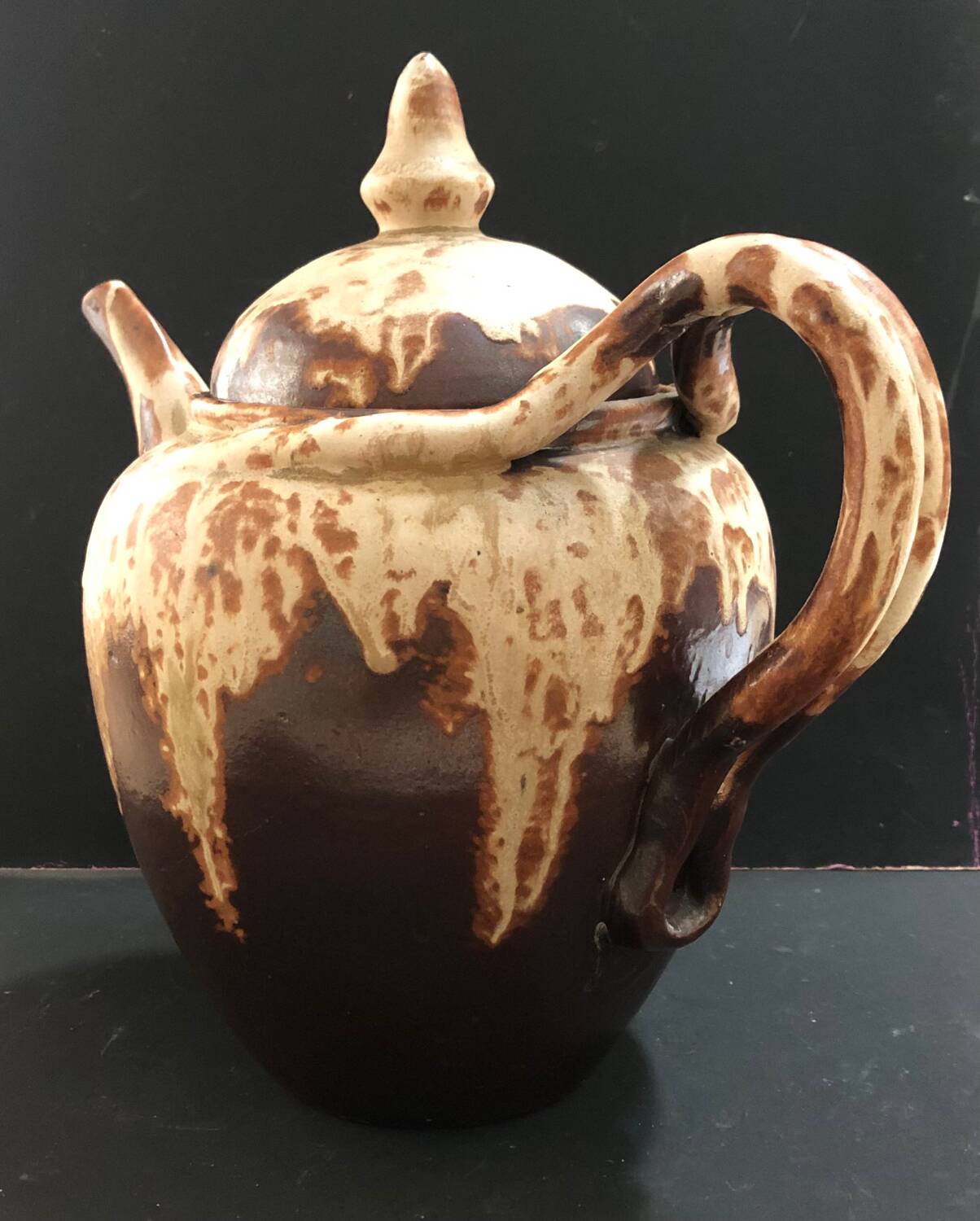 Stoneware teapot by Marcellus Aubry