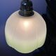 Vintage green and white flower pendant light - 2 copies available