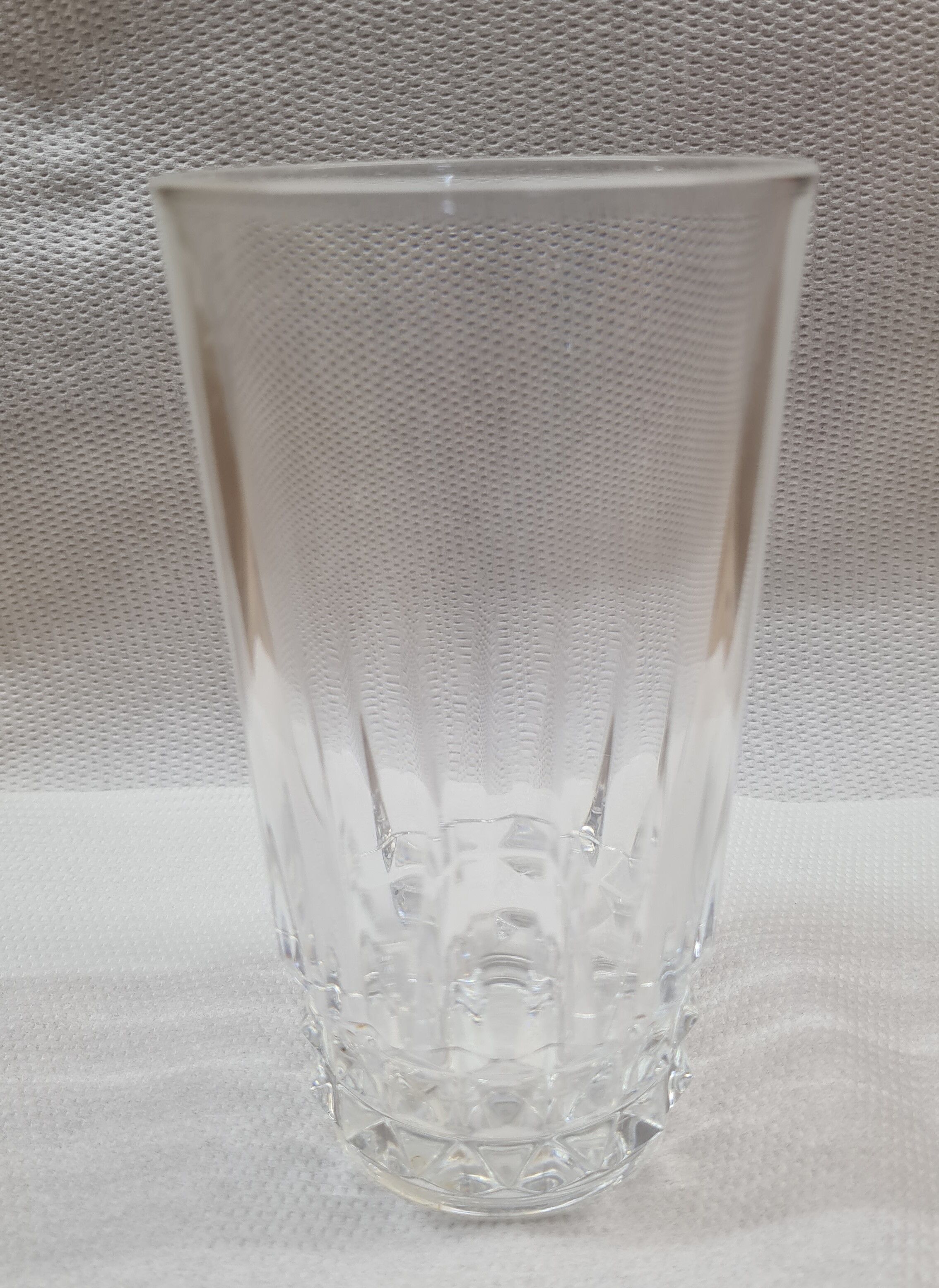 Arques crystal "tube" whisky glasses Tuileries Villandry