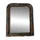 Antique Louis-Philippe style mirror with a marble frame 60 x 48 cm