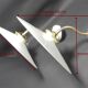 Pair of opaline wall lamps