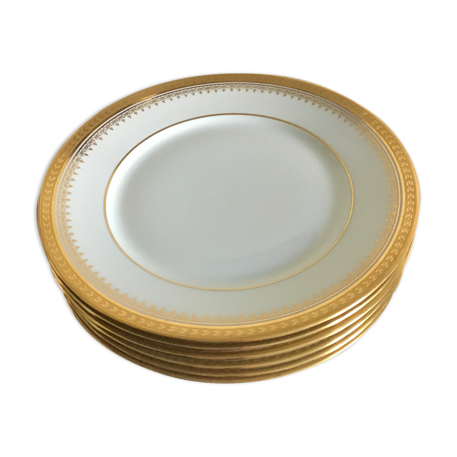 6 porcelain plates Limoges