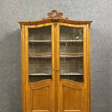 Louis XV bookcase in light wood circa 1800