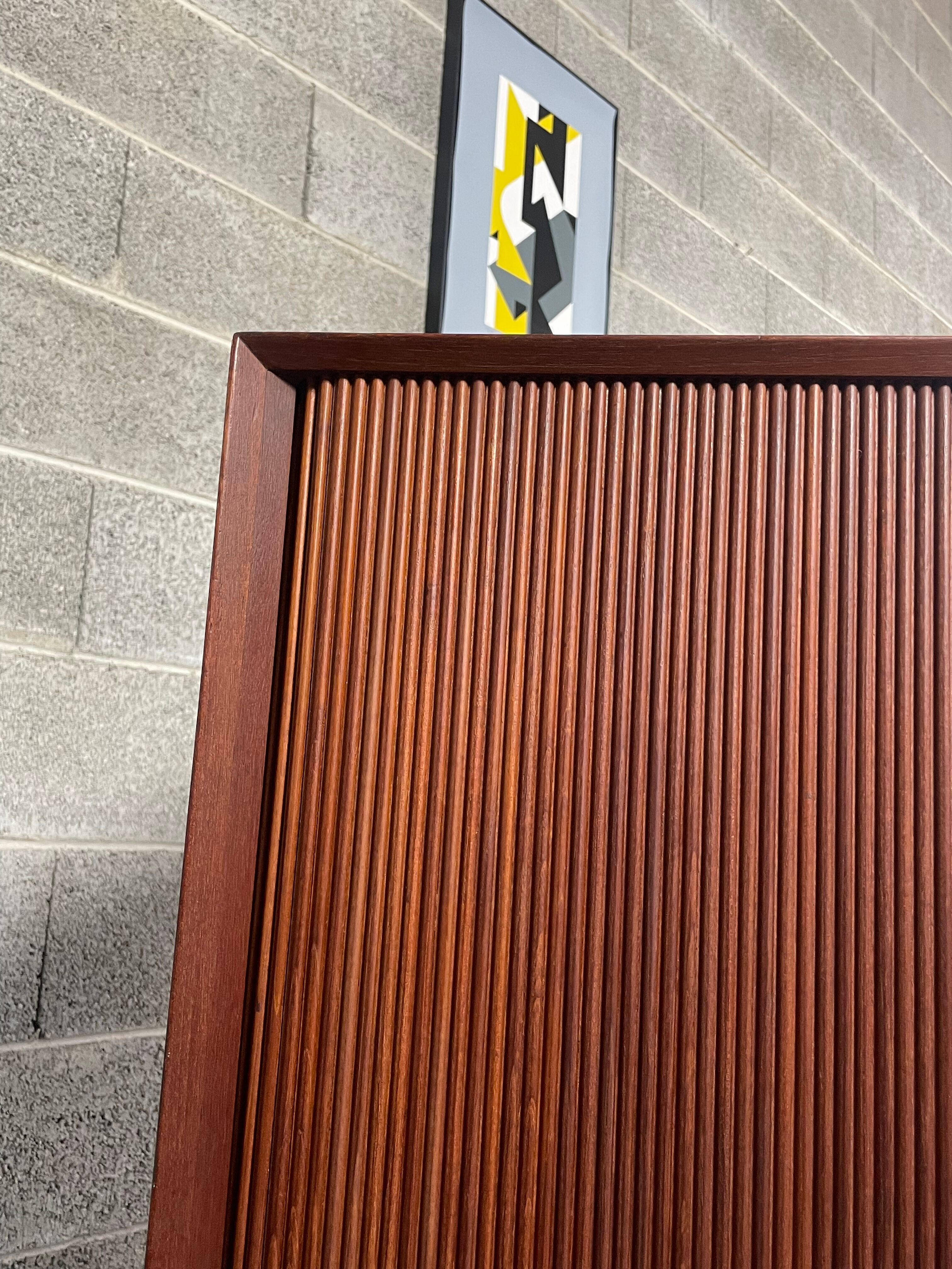 Danish Tambour Door Sideboard by Hvidt & Molgaard 50s