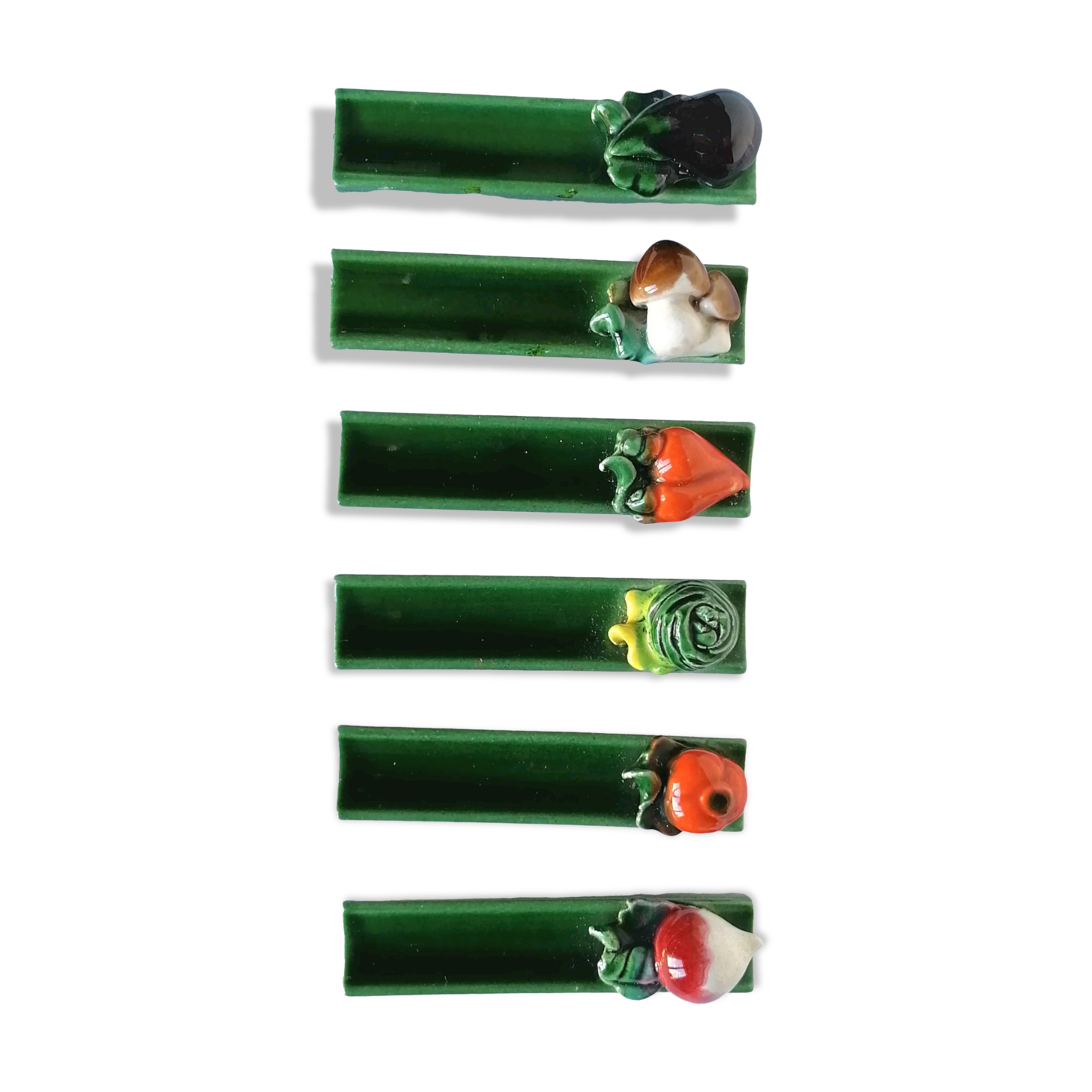 6 slurry vegetable knife holders
