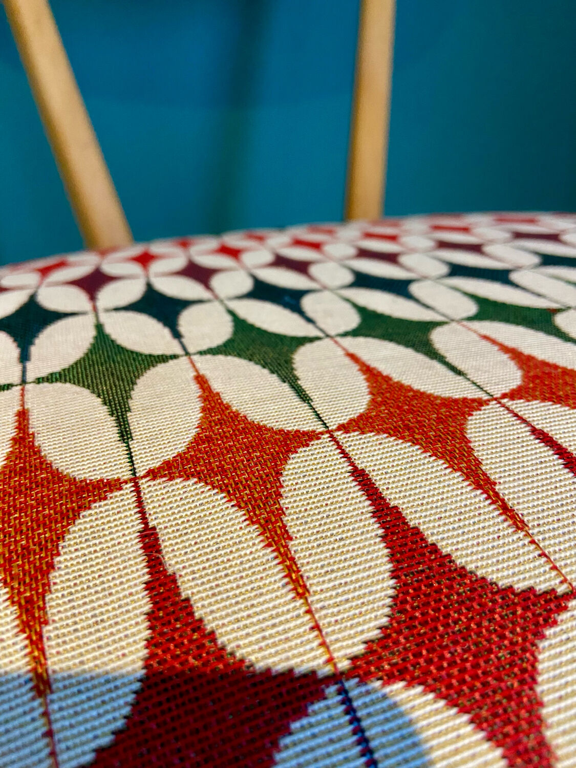 Colorful vintage chair