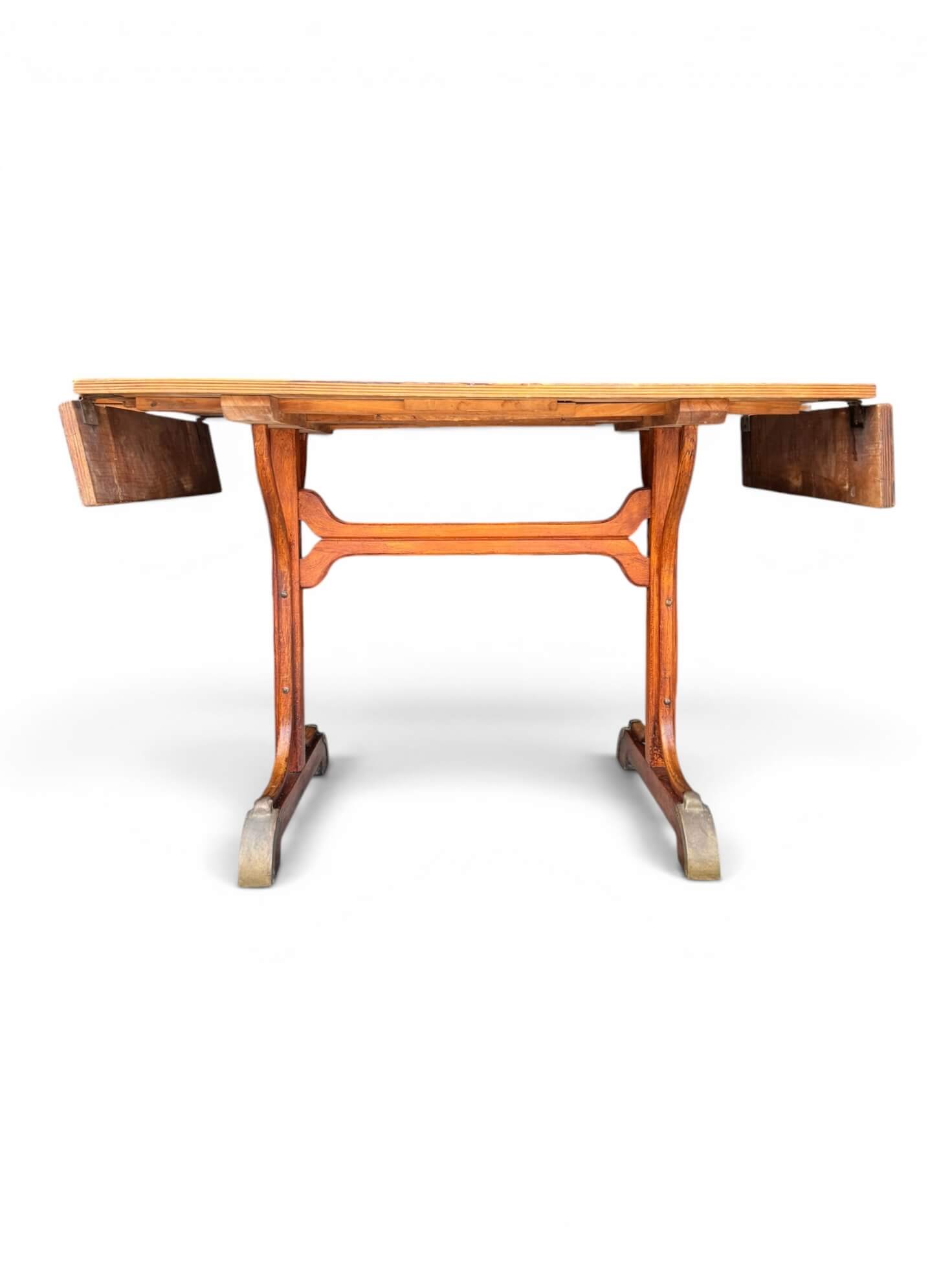 Table de bistrot Thonet à abattants, 1900