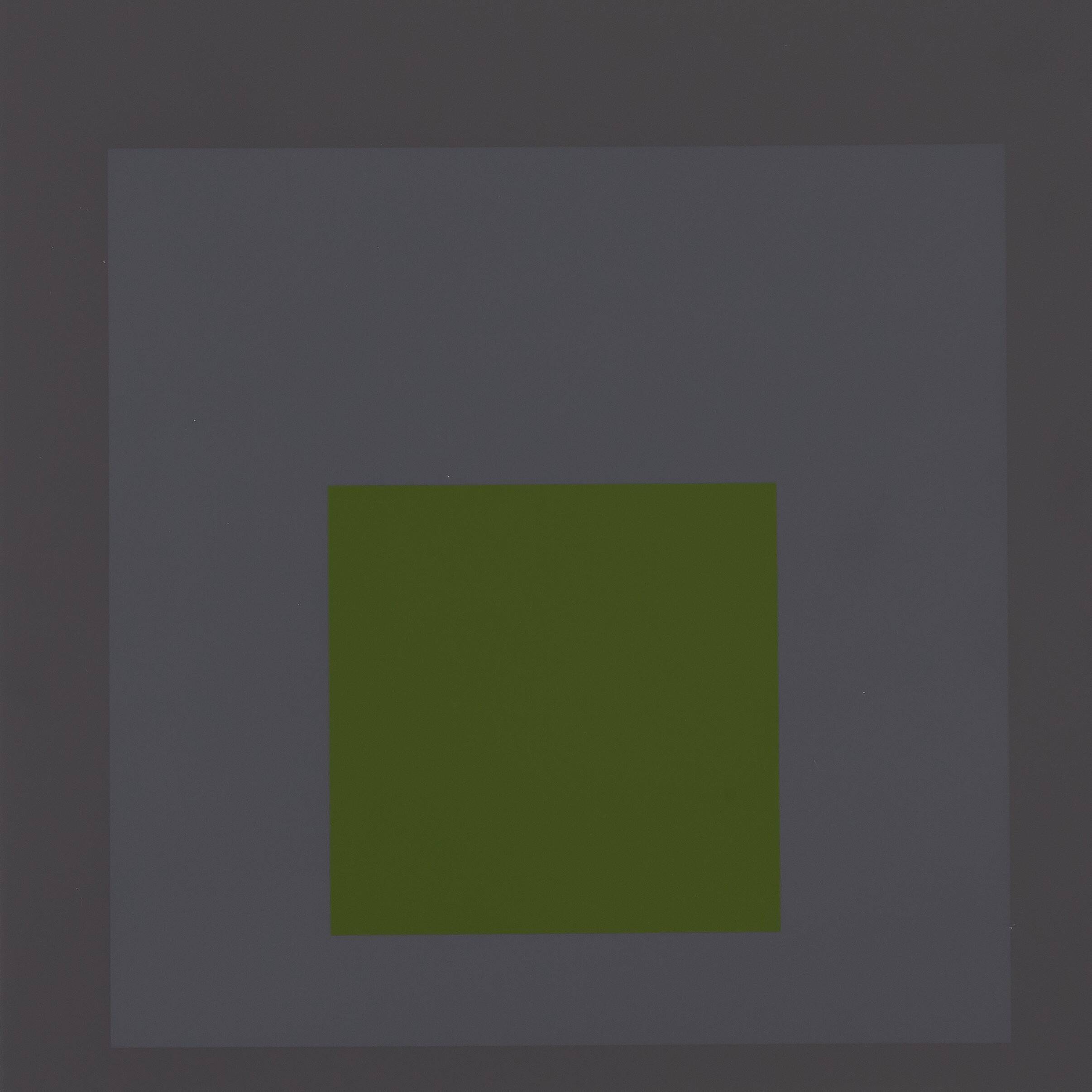 Josef ALBERS: Homage to the Square, Embedded - Colour Screen Print