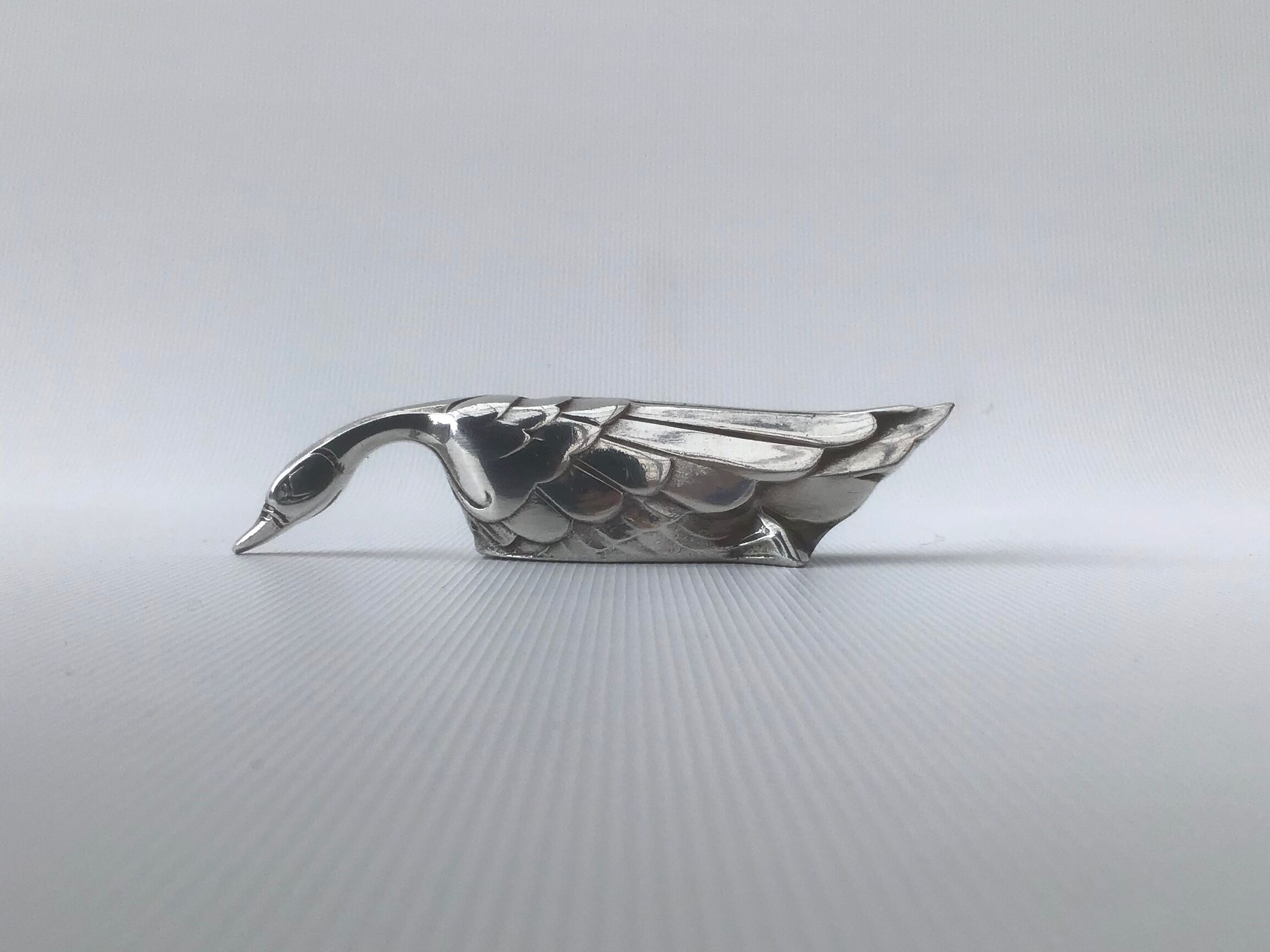 12 knife holders by Edouard Sandoz for the Goldsmith Gallia-Christofle