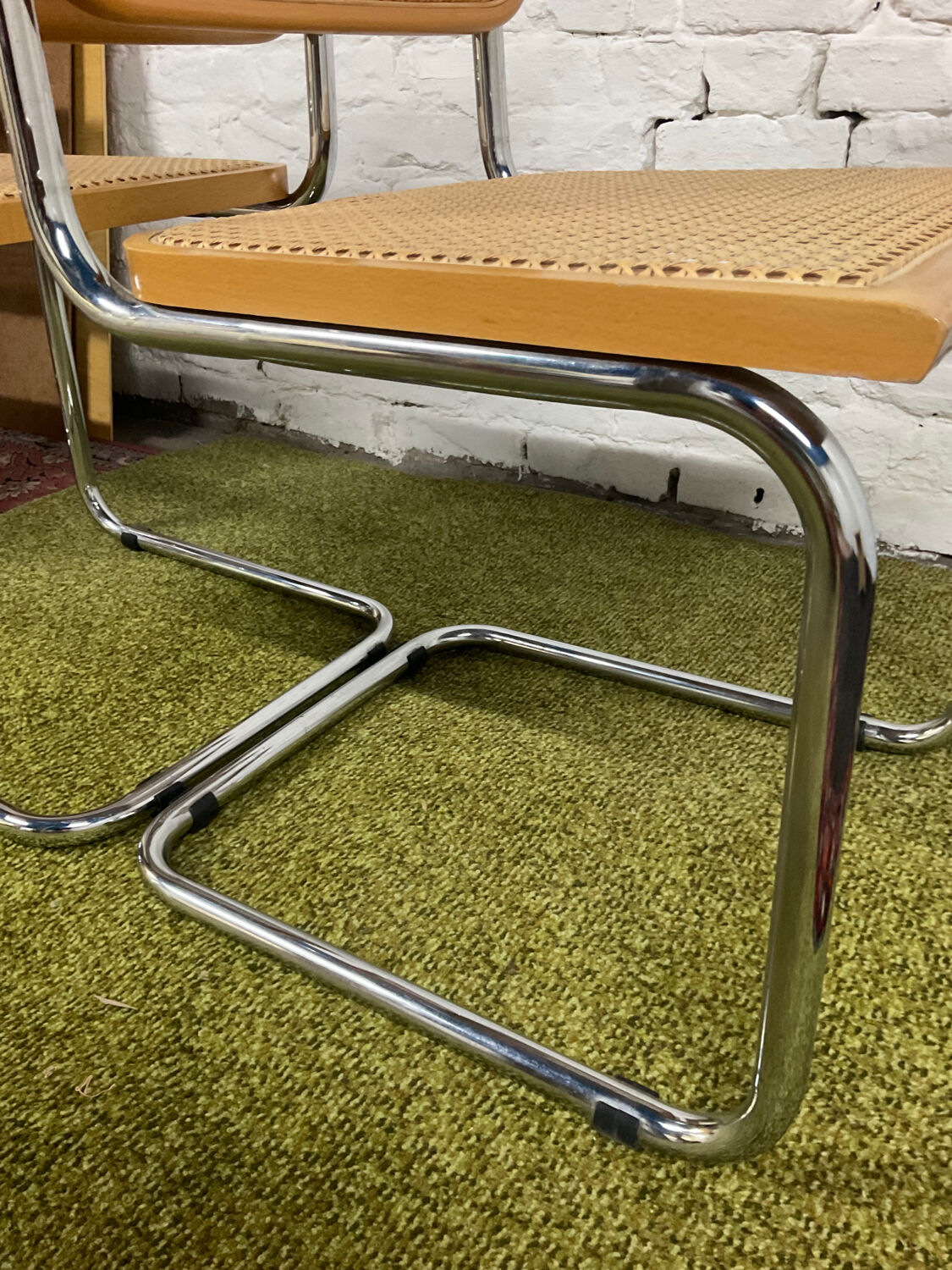 Pair of chairs Marcel Breuer Cesca B32