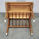 1960s Danish Modern Teak Serving Cart on Wheels