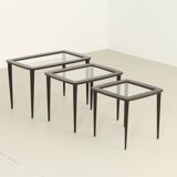Set of nesting tables by Ico Parisi for De Baggis, Italy, 1955.