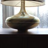Italian brass and fabric lamp, 1960