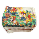 Vintage hunting tablecloth 145x125