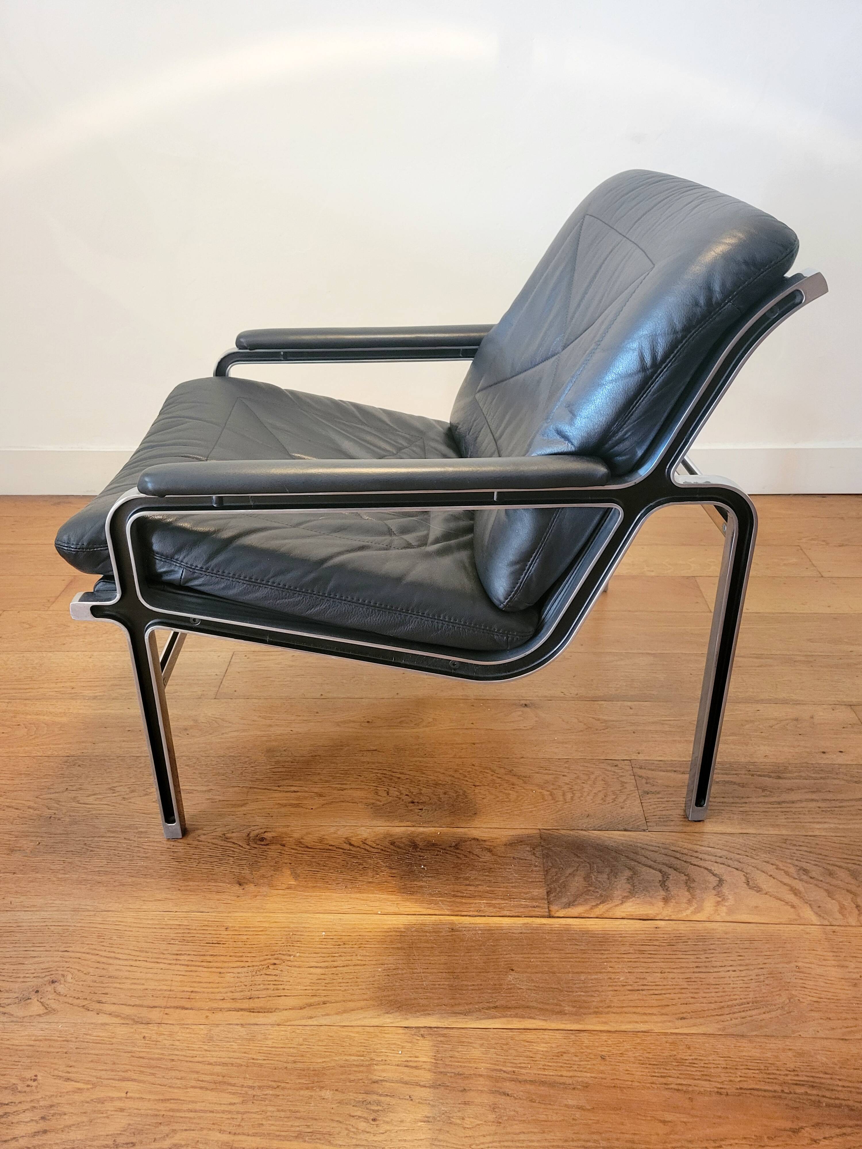 Mid-century modern lounge chair by André Vandenbeuck for Strässle 1960