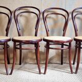 4 chairs bistrot N°14 late nineteenth / early twentieth