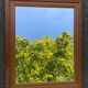 Miroir rectangulaire scandinave vintage en bois massif 61x51cm
