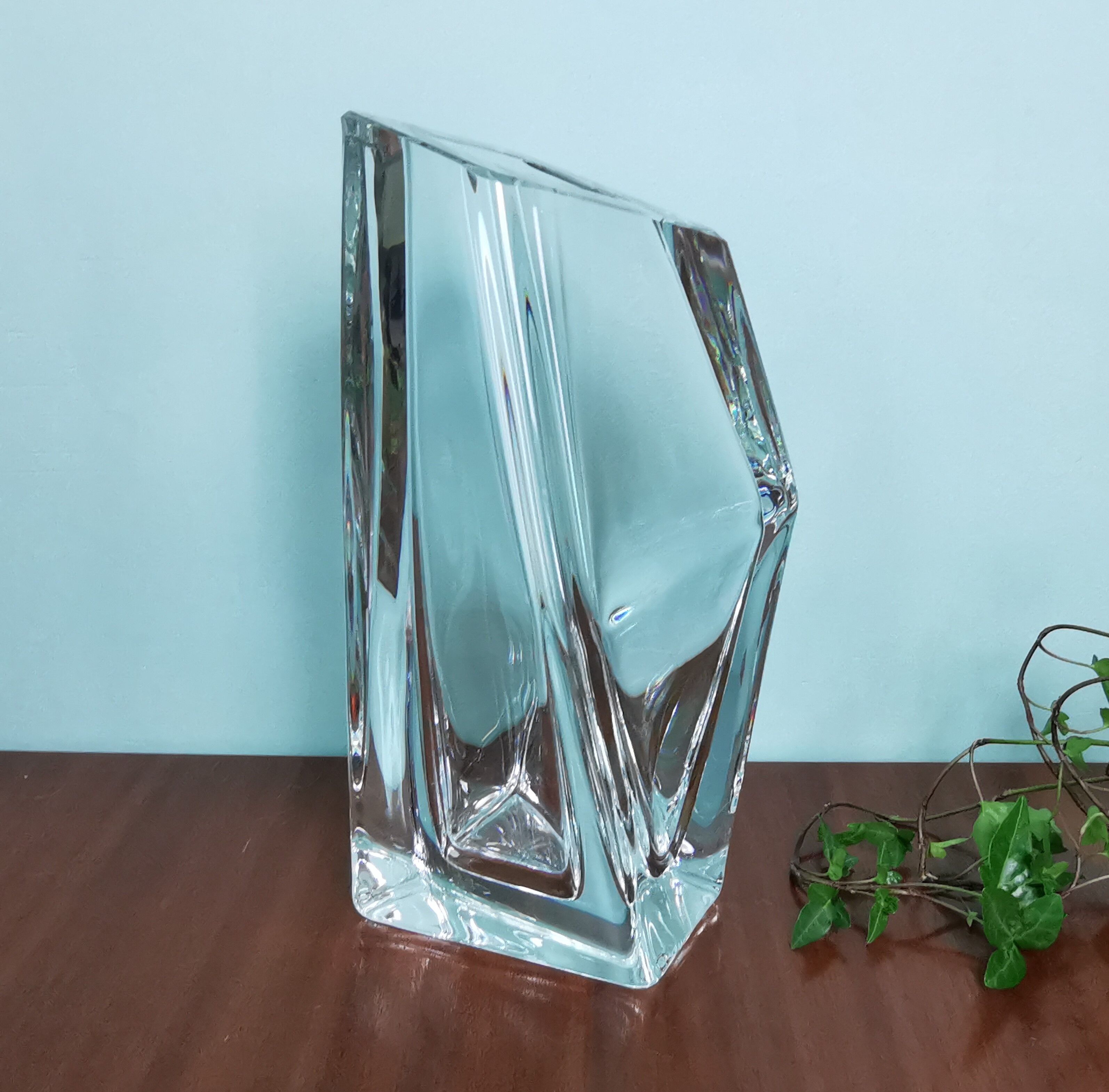 Vase Daum asymétrique