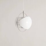 Vintage Danish Mid Century Louis Weisdorf White "Multi Lite" Pendant, 1960s