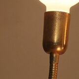 Vintage model F415 floor lamp in gold metal, Saint Germain Lumière edition, 1970