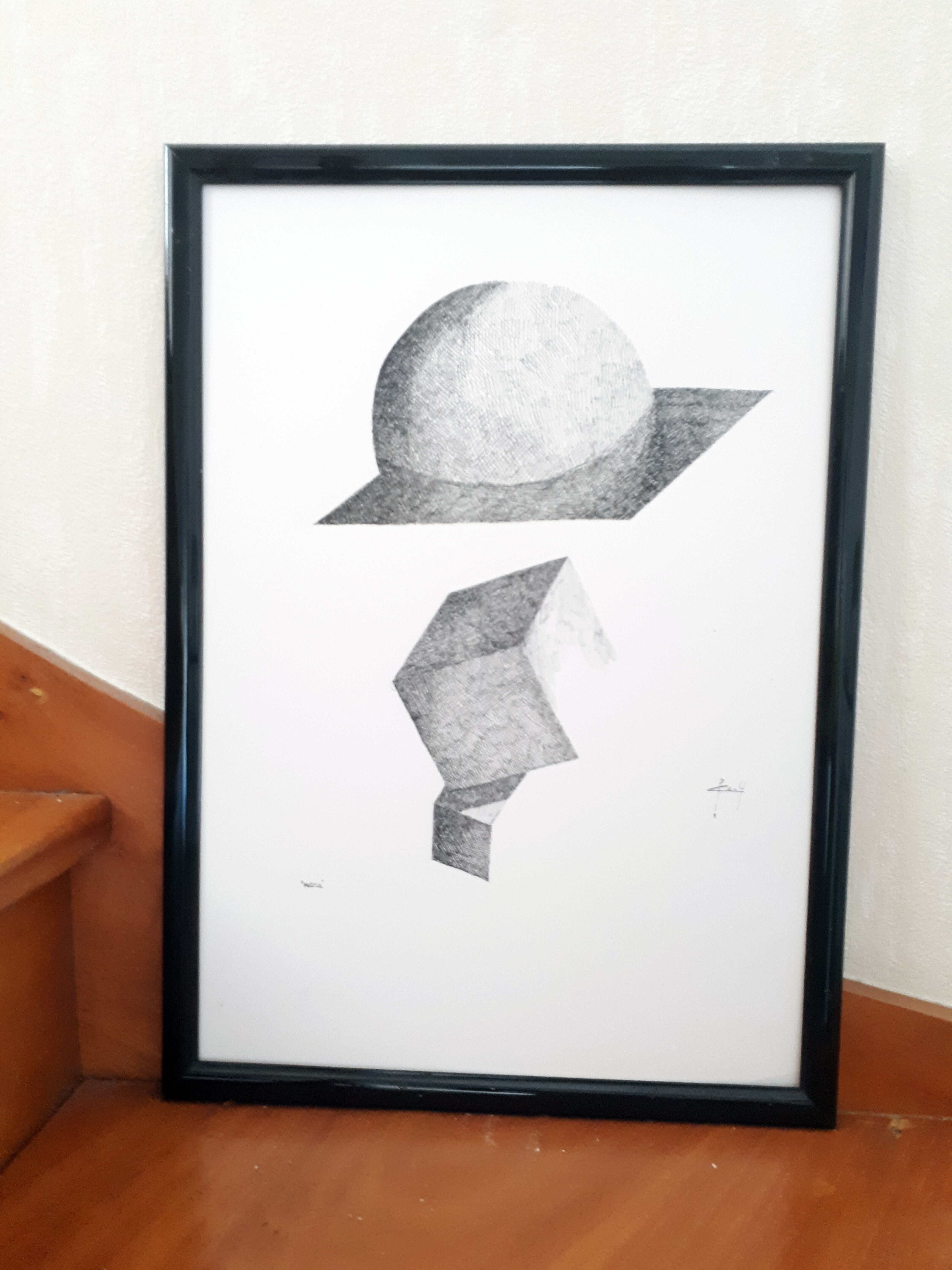 "matrix" Indian ink on paper