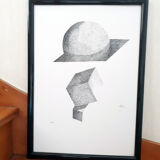 "matrix" Indian ink on paper