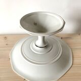 Plate mounted porcelain limoges