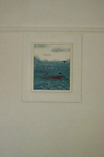 Oil on Canvas “Orrtupparna Samlas” by Bruno Wiklund,Vintage & Framed 61x53cm