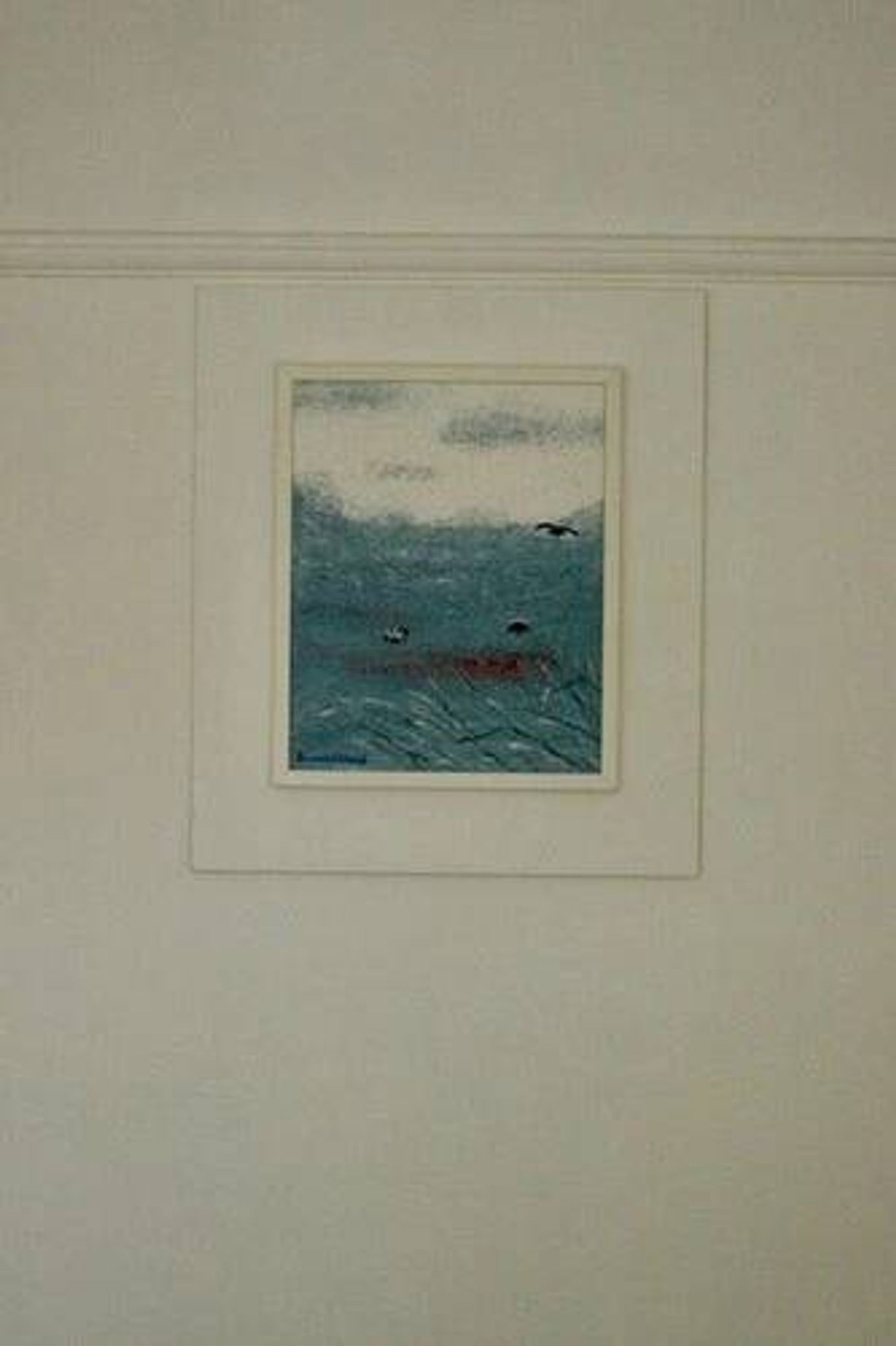 Oil on Canvas “Orrtupparna Samlas” by Bruno Wiklund,Vintage & Framed 61x53cm