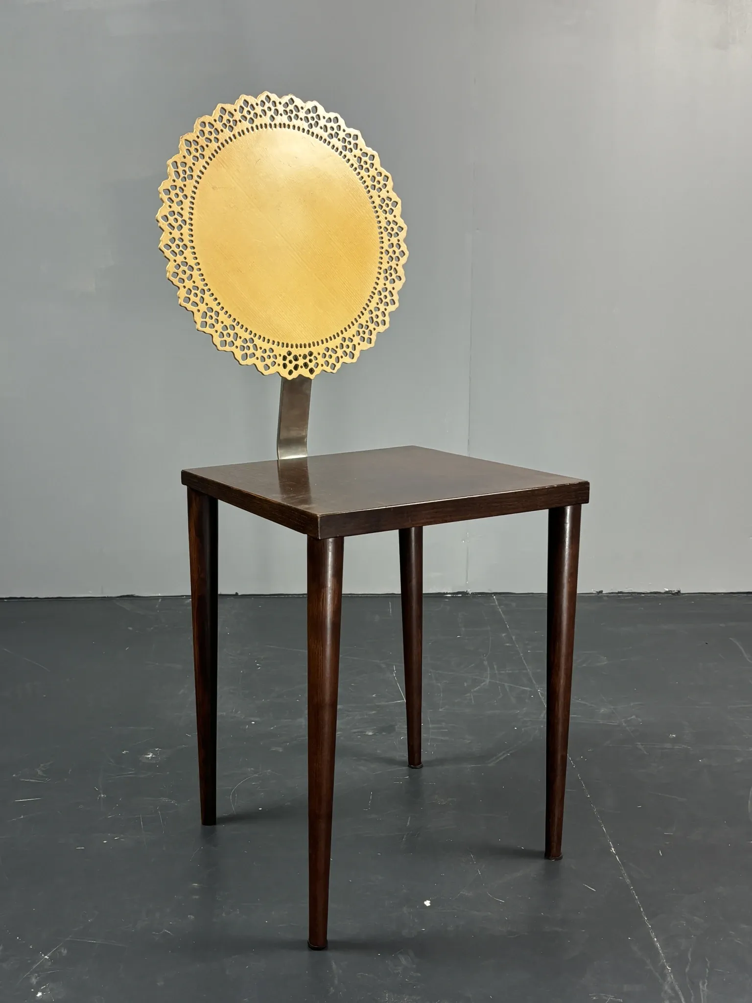 Set of 6 sculptural Italian dining chairs by Marco Mencacci, Milan, 1990s