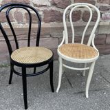 Pair of Viennese bistro chairs Bent wood