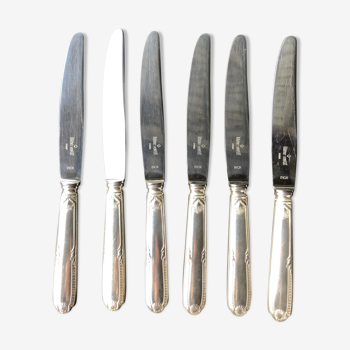 6 table knives Goldsmith Ravinet d'Enfert