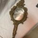 Hand-faced wooden patined in bronze