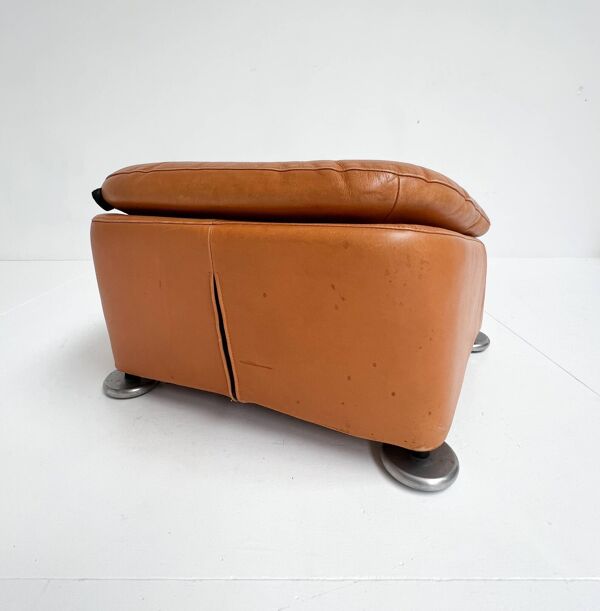 Fauteuil Montis Loge avec repose-pieds par Gerard van den Berg, années 1980